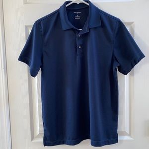 Van Heusen Air Classic Fit Polo Shirt Navy Blue Size S.